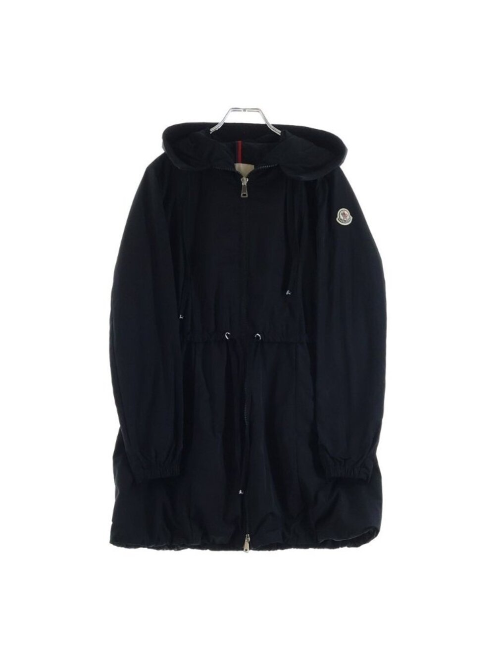 Moncler Topaz Zip Nylon Jacket Black